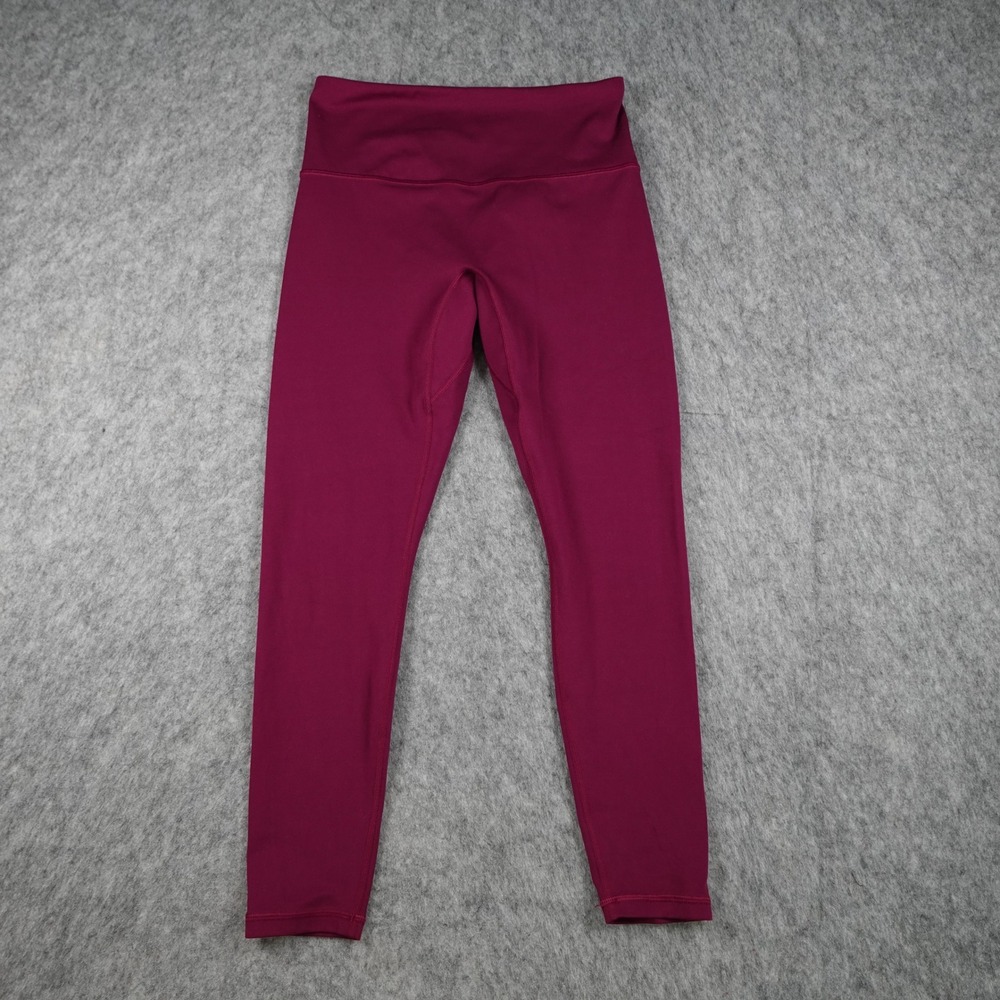 Athleta Leggings Women Small Pink Elation No Front Seam Rise High Waisted Yoga